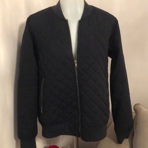 Thread & Supply Med weight quilted bomber jacket